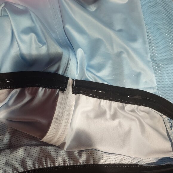 womens Oudike blue and pink 100% polyester cycling jersey. size xxxl - Picture 9 of 11